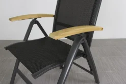 Hartman verstelbare tuinstoel Roma - Teak armleuning