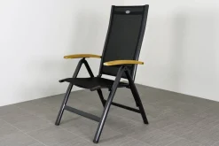 Hartman verstelbare tuinstoel Roma - Teak armleuning