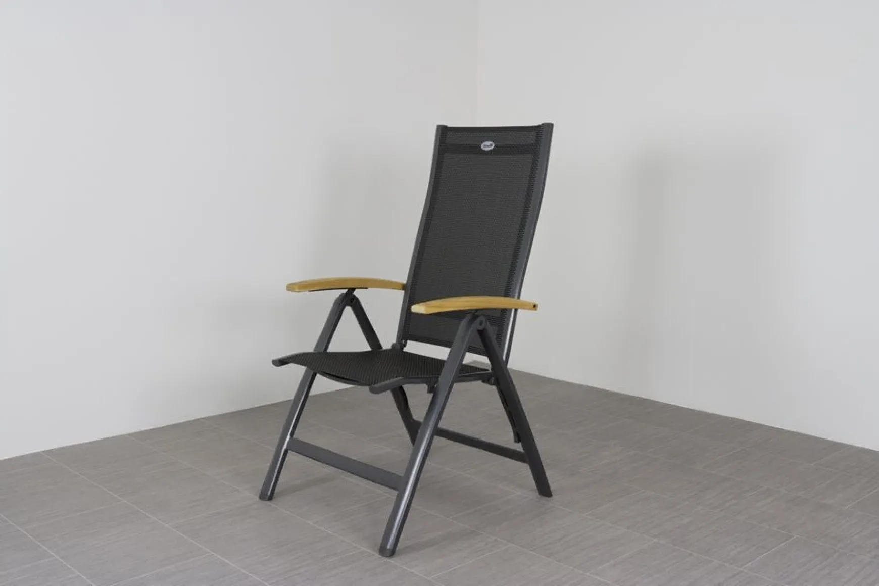 Hartman verstelbare tuinstoel Roma - Teak armleuning