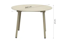 Helen wicker rope loungestoelen set met bijzettafel (3-delig) - Latte/Beige