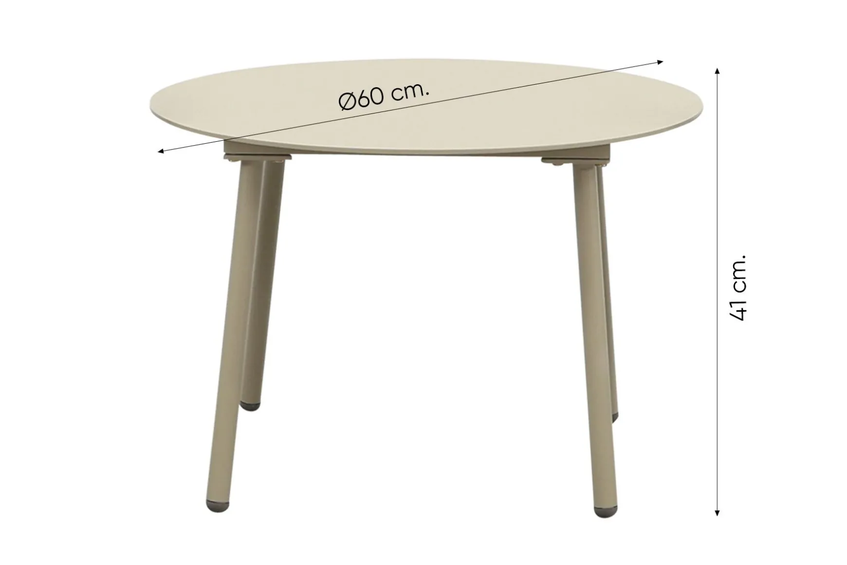 Helen wicker rope loungestoelen set met bijzettafel (3-delig) - Latte/Beige