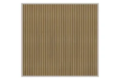 Houtlook composiet wand light teak/zand - 2,65 m.