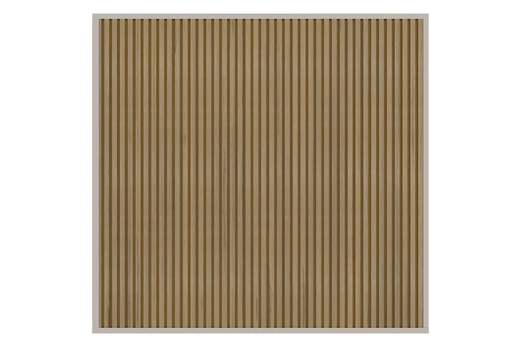 Houtlook composiet wand light teak/zand - 2,65 m.