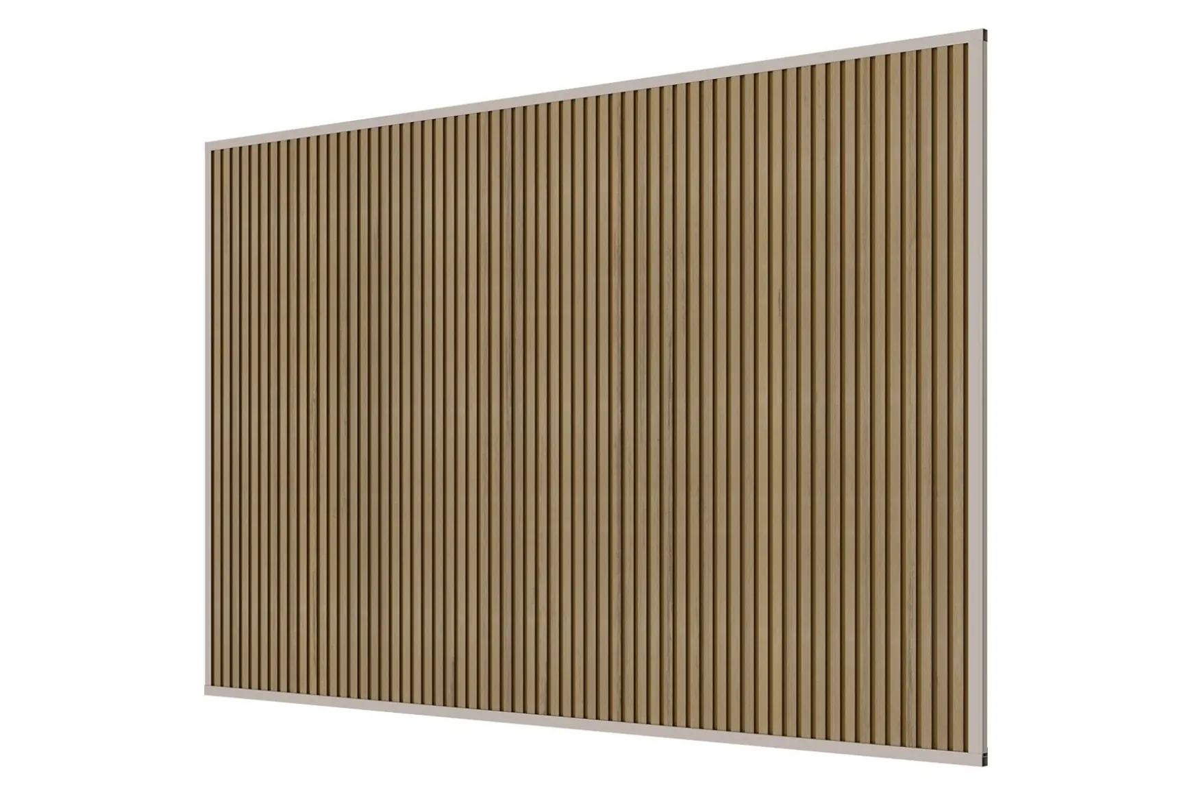 Houtlook composiet wand light teak/zand - 4 m.