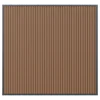 Houtlook composiet wand teak/antraciet - 2,65 m.