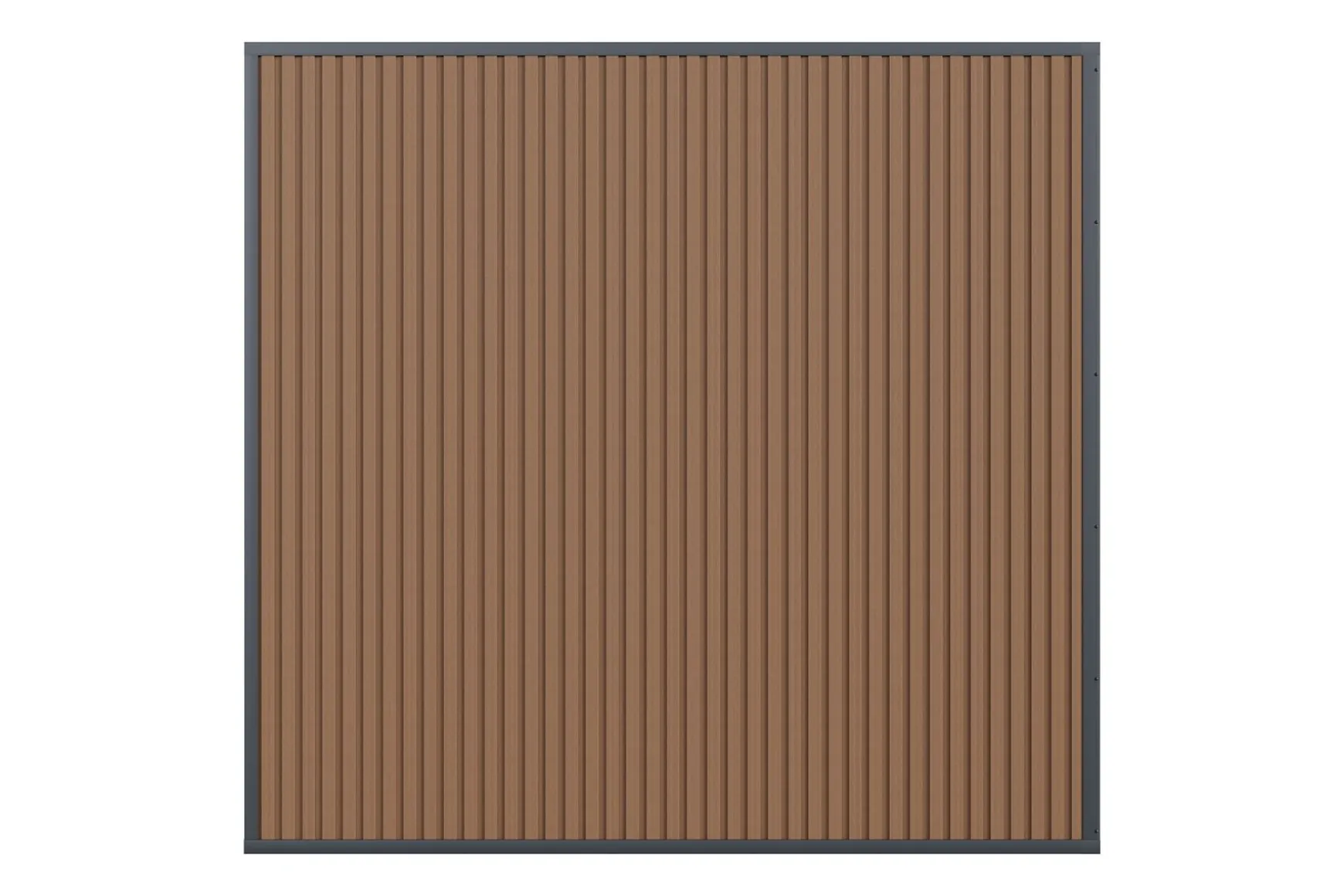 Houtlook composiet wand teak/antraciet - 2,65 m.