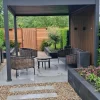 Houtlook composiet wand teak/antraciet - 3 m.