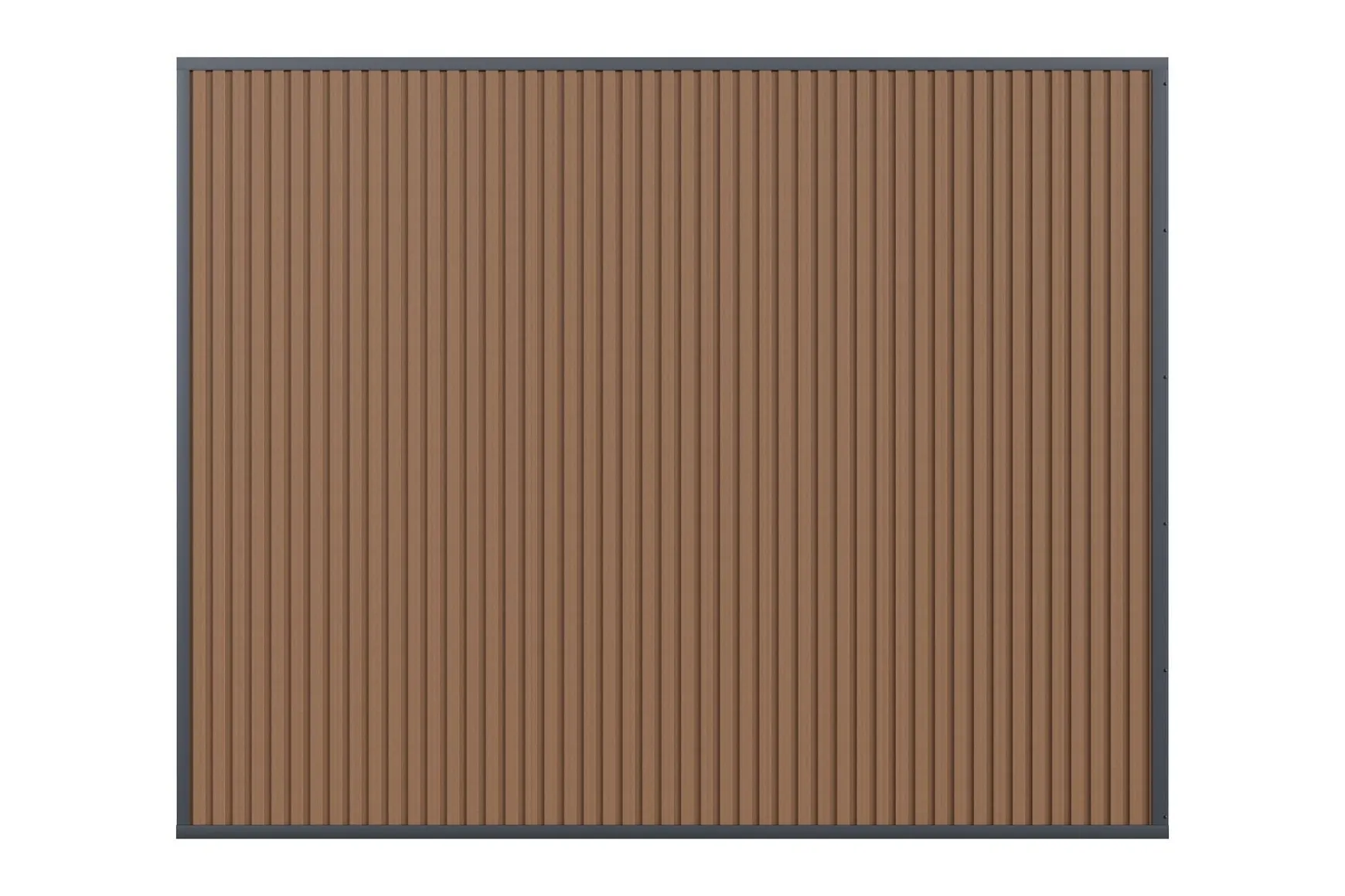 Houtlook composiet wand teak/antraciet - 3 m.