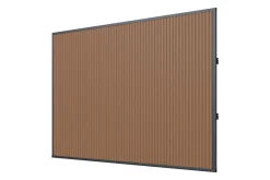 Houtlook composiet wand teak/antraciet - 3,6 m.