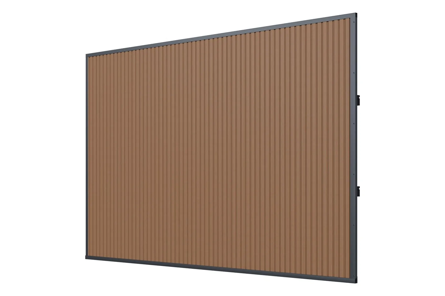 Houtlook composiet wand teak/antraciet - 3,6 m.