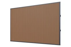 Houtlook composiet wand teak/antraciet - 4 m.
