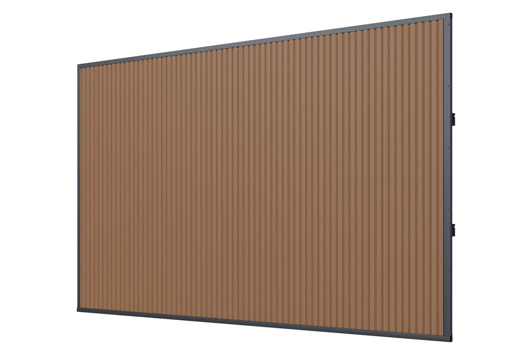 Houtlook composiet wand teak/antraciet - 4 m.