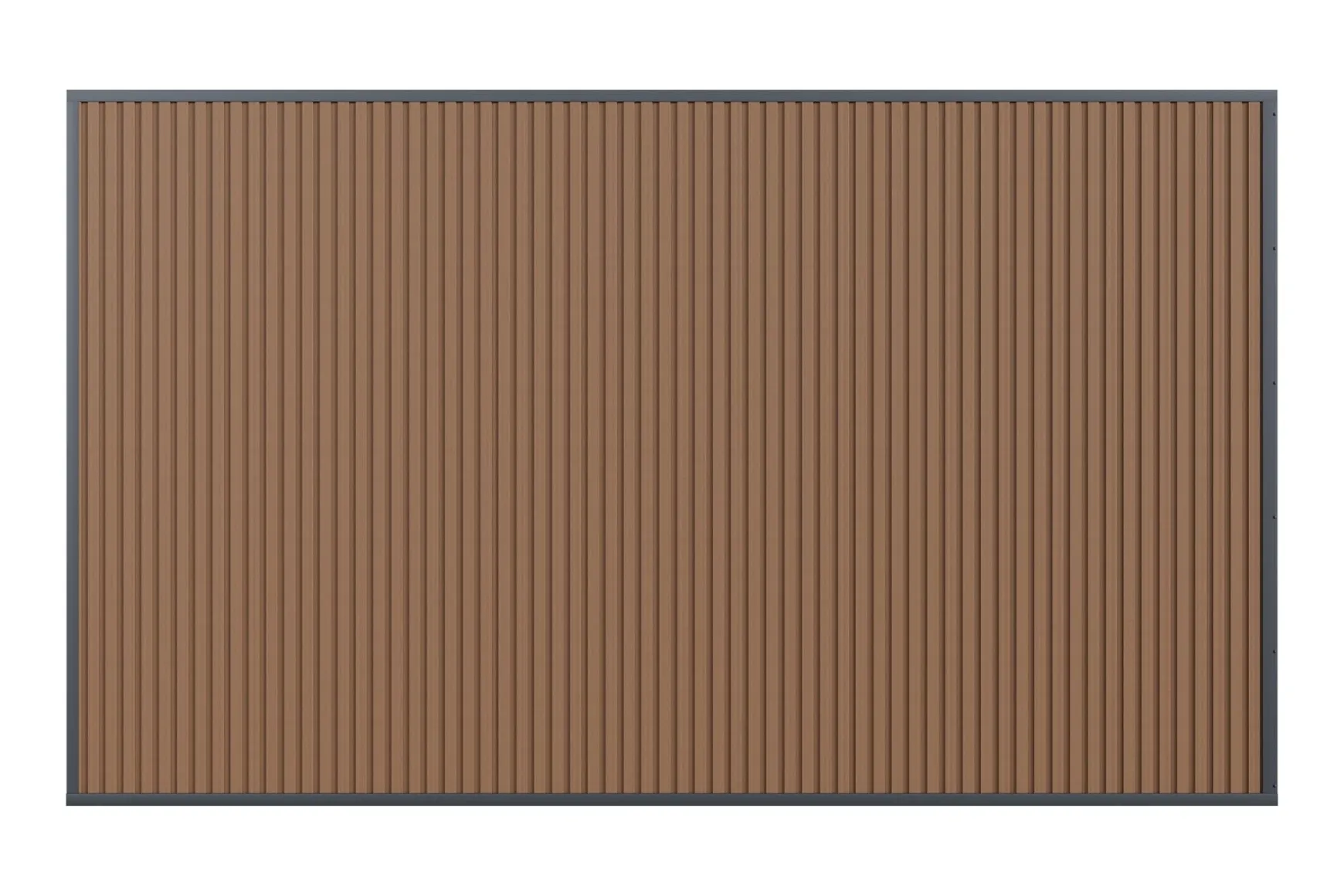 Houtlook composiet wand teak/antraciet - 4 m.