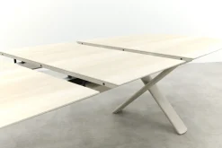 Indigo uitschuifbare tuintafel 250-310 x 110 cm. - Keramiek/Mokka