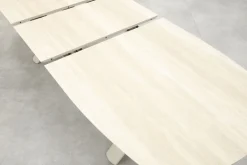 Indigo uitschuifbare tuintafel 250-310 x 110 cm. - Keramiek/Mokka