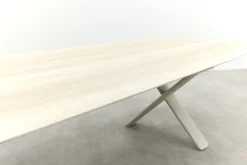 Indigo uitschuifbare tuintafel 250-310 x 110 cm. - Keramiek/Mokka