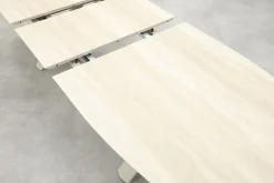 Indigo uitschuifbare tuintafel 250-310 x 110 cm. - Keramiek/Mokka