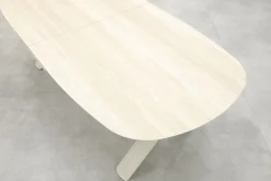 Indigo uitschuifbare tuintafel 250-310 x 110 cm. - Keramiek/Mokka