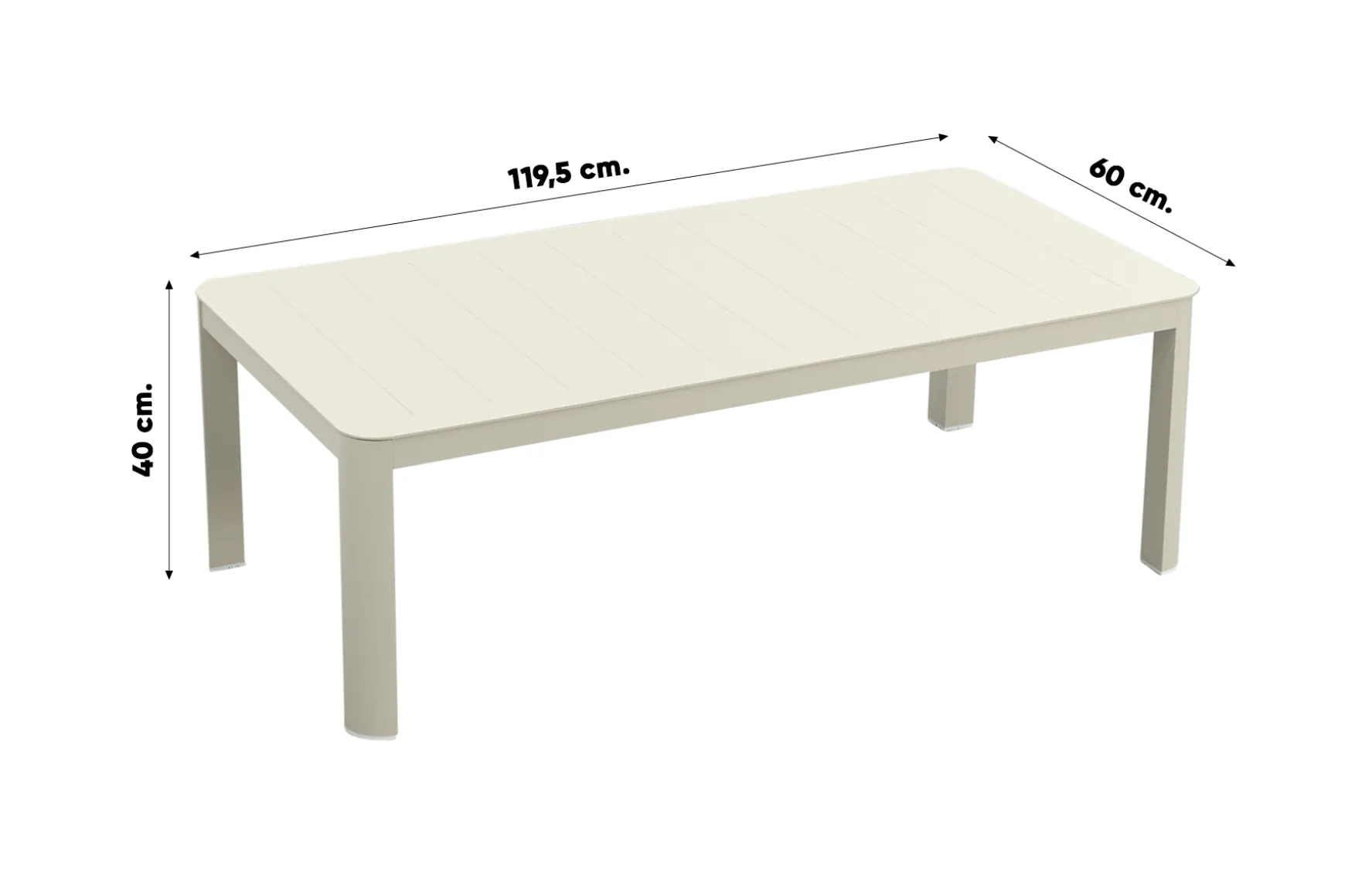Ivola stoel-bank loungeset (4-delig) - Rope/Zand