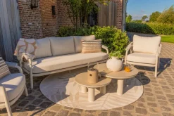 Jade/Liv stoel-bank loungeset - Light rope