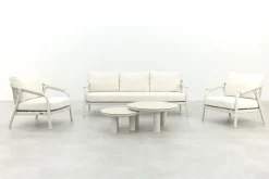 Jade/Liv stoel-bank loungeset - Light rope