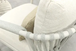 Jade/Liv stoel-bank loungeset - Light rope