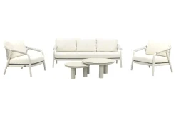 Jade/Liv stoel-bank loungeset - Light rope