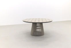 Jasmine Black/GI Trinxa 6-persoons ronde dining tuinset Ø148 cm.