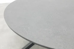 Jasmine Black/Marena 6-persoons ronde tuinset Ø158 cm. - Betonlook