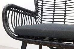 Jasmine Black/Noah 6-persoons dining tuinset 260x100 cm. - Teak OP=OP