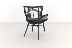 Jasmine Black/Noah 6-persoons dining tuinset 260x100 cm. - Teak OP=OP