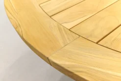 Jasmine Black/Taste Prado 6-persoons ronde dining tuinset Ø160 cm. - Teak