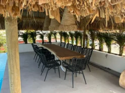 Jasmine dining tuinstoel - black