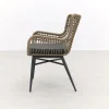 Jasmine Naturel/GI Edison 6-persoons ovale dining tuinset 220 x 115 cm.