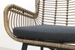Jasmine Naturel/GI Edison 8-persoons ovale dining tuinset 280x140 cm.