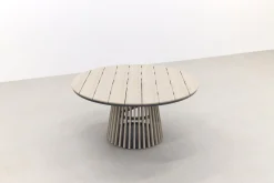 Jasmine Naturel/GI Trinxa 6-persoons ronde dining tuinset Ø148 cm.