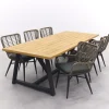 Jasmine Naturel/Noah 6-persoons dining tuinset 260x100 - Teak OP=OP