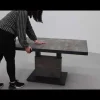 Jersey verstelbare tuintafel - 140 x 85 cm.