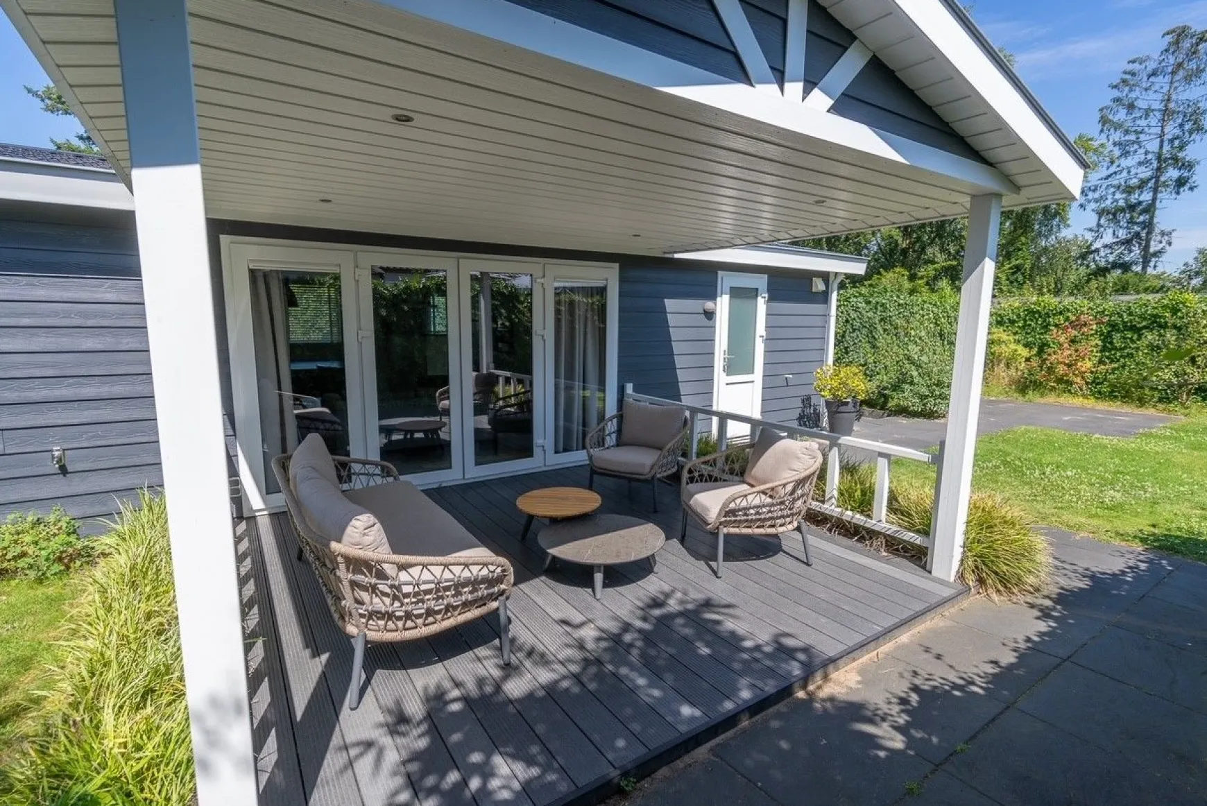 Julia stoel bank loungeset - 5-delig - antraciet