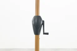 Kayu Stokparasol Ø300 cm. - Ecru/Woodlook met vulbare voet & hoes