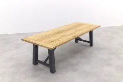Keltex tuintafel - teak/aluminium - antraciet - 265x101 cm. - Op=Op
