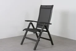 Kettler Altura Curve/Cubic 4-persoons verstelbare tuinset 160x95 cm. - Antraciet