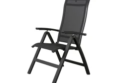 Kettler Altura Curve/Cubic 4-persoons verstelbare tuinset 160x95 cm. - Antraciet
