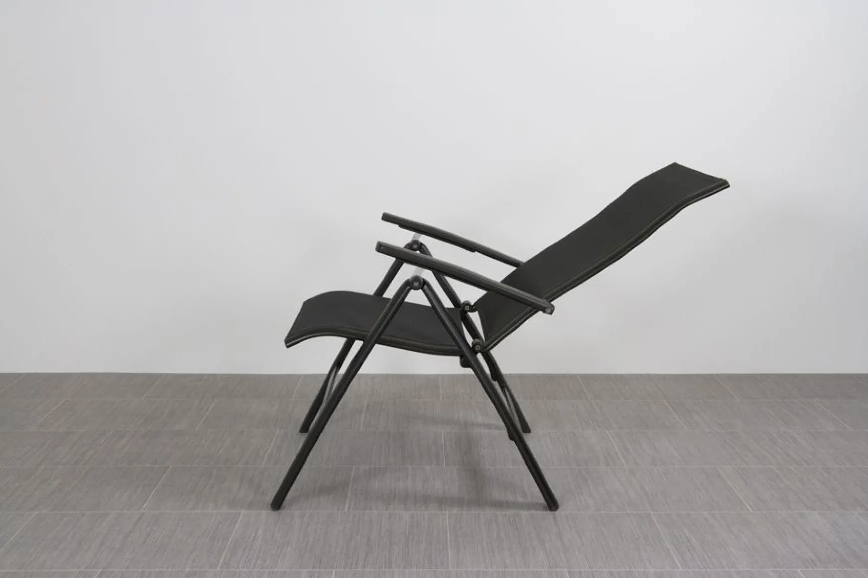 Kettler Legato Curve/Cubic 4-persoons verstelbare tuinset 160x95 cm. - Antraciet