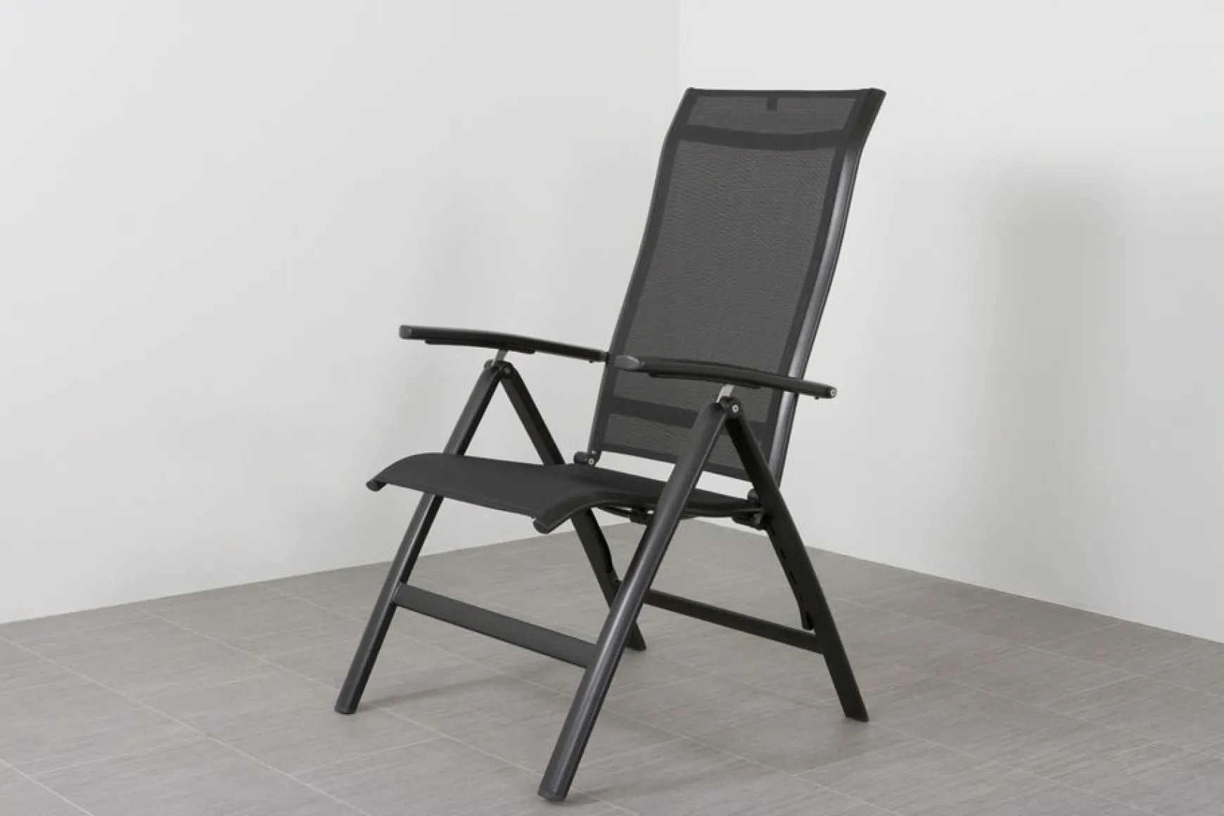 Kettler Legato Curve/Cubic 4-persoons verstelbare tuinset 160x95 cm. - Antraciet