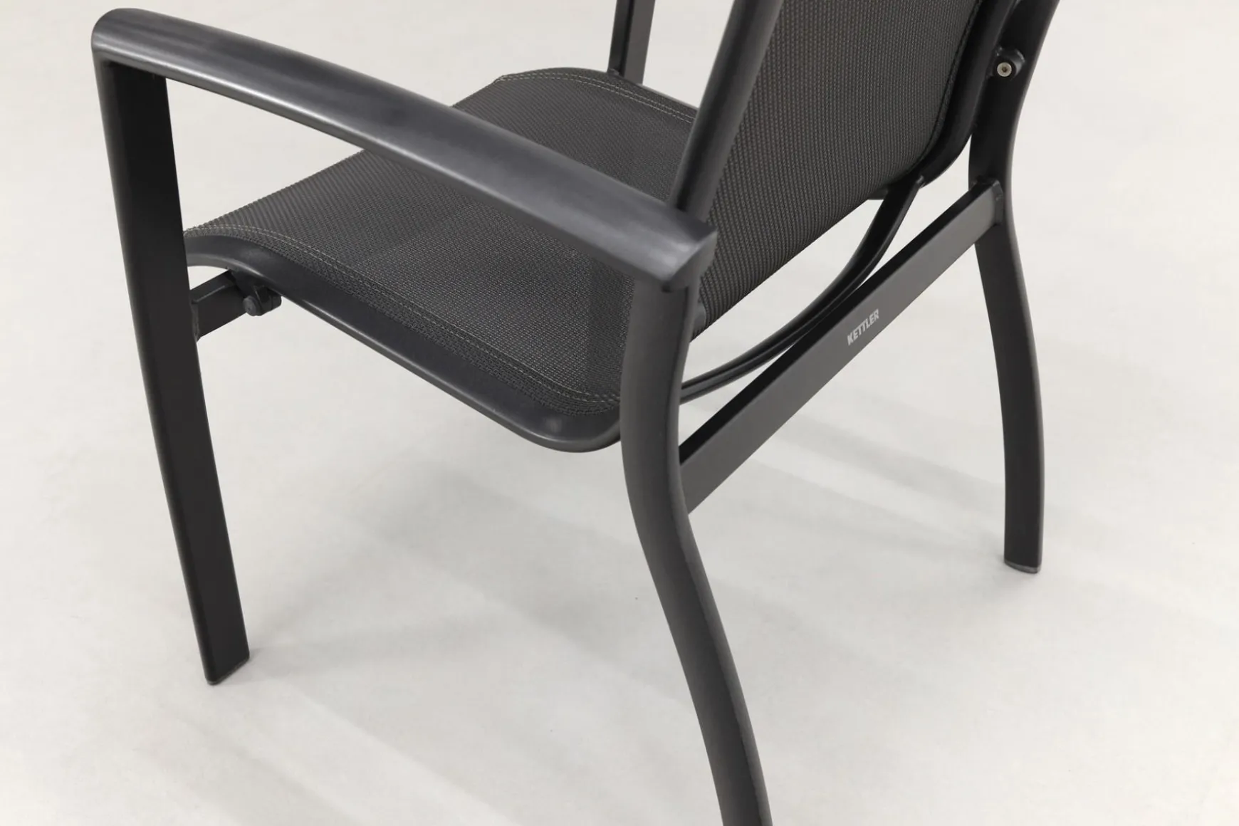 Kettler Legato Curve stapelstoel - Antraciet