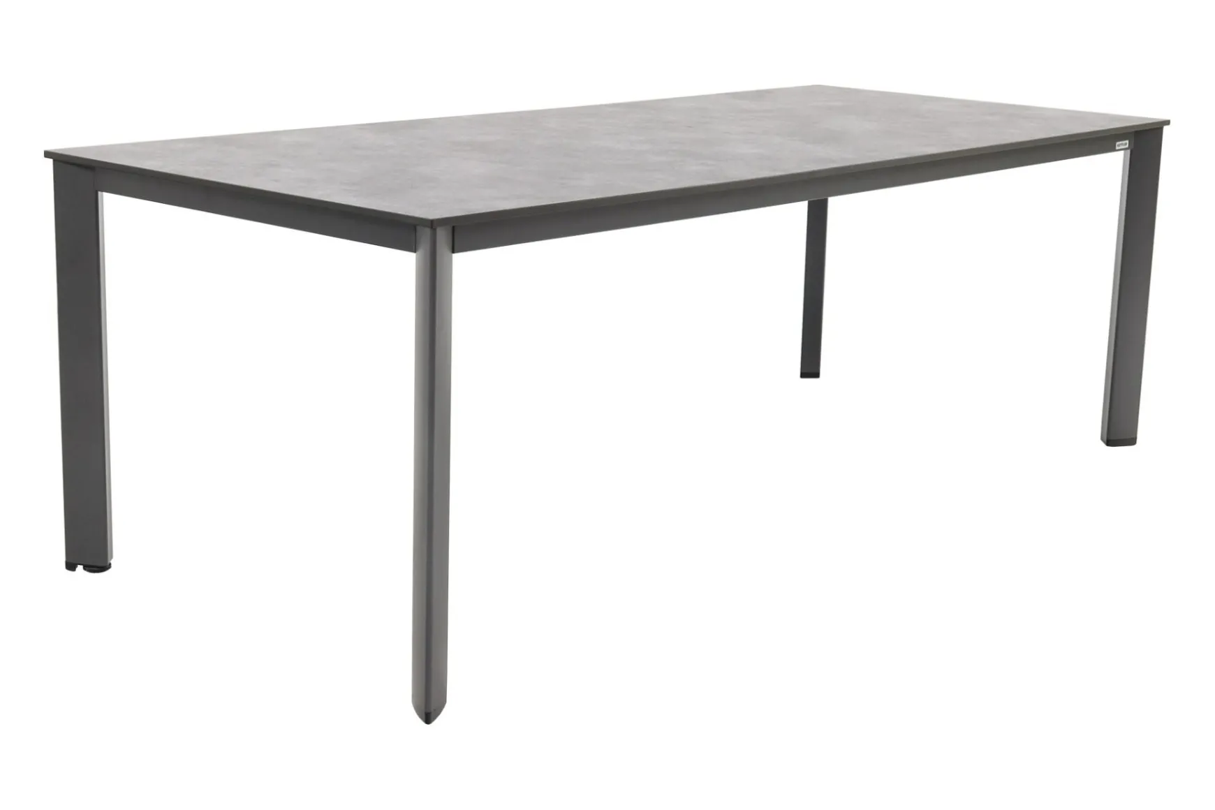 Kettler Legato/Edge stapelbare aluminium tuinset voor 6 personen 220x95 cm. - Antraciet