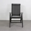 Kettler Legato/Edge verstelbare aluminium tuinset voor 4 personen 160x95 cm. - Antraciet