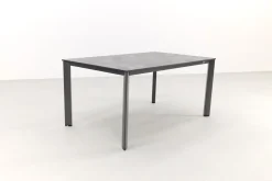 Kettler Legato/Edge verstelbare aluminium tuinset voor 4 personen 160x95 cm. - Antraciet