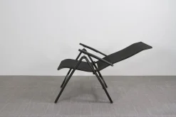 Kettler Legato/Edge verstelbare aluminium tuinset voor 4 personen 160x95 cm. - Antraciet